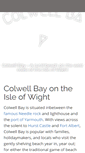 Mobile Screenshot of colwellbay.co.uk
